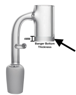 Quartz Banger Bottom Thickness impact on banger heat retention