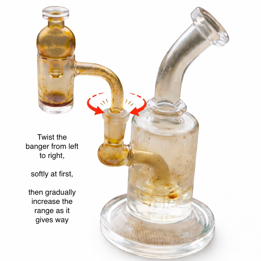 ow to twist and wiggle a banger when its stuck within a dab rig